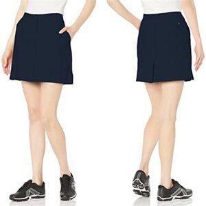 NWT IZOD Women’s Navy Swing Flex Skort - Classic Performance Golf Shorts size 14